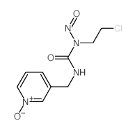 Urea,N-(2-chloroethyl)-N-nitroso-N'-[(1-oxido-3-pyridinyl)methyl]- Structure