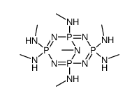 N1,N3,N'3,N5,N7,N'7,9-heptamethyl-2,4,6,8,9-pentaaza-1l5,3l5,5l5,7l5-tetraphosphabicyclo[3.3.1]nona-1,3,5,7-tetraene-1,3,3,5,7,7-hexaamine Structure