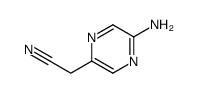 2-(5-aminopyrazin-2-yl)acetonitrile Structure