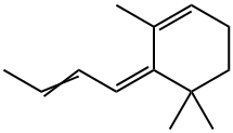 (6Z)-6-[(Z)-2-Butenylidene]-1,5,5-trimethyl-1-cyclohexene Structure