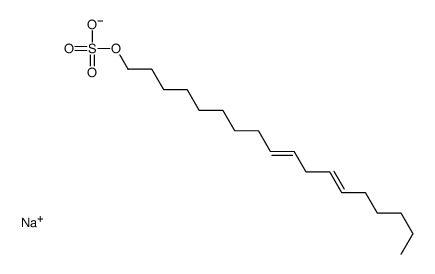 Sulfuric acid (9Z,12Z)-9,12-octadecadienyl=sodium salt结构式