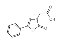 (2-OXO-5-PHENYL-1,3,4-OXADIAZOL-3(2H)-YL)ACETIC ACID structure