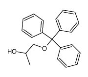 1,2-propyleneglycol-1-triphenylmethyl ether Structure