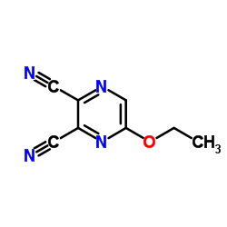 5-ethoxypyrazine-2,3-dicarbonitrile Structure