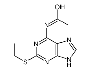 N-(2-ethylsulfanyl-7H-purin-6-yl)acetamide结构式