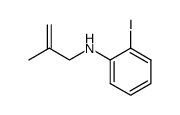 2-iodo-N-(2-methylallyl)aniline结构式