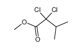 methyl 2,2-dichloro-3-methylbutanoate结构式