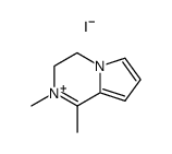 1,2-Dimethyl-3,4-dihydropyrrolo[1,2-a]pyrazinium iodide Structure