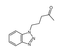 (1-benzotriazolyl)-5 pentanone-2结构式