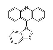 9-(1H-1,2,3-benzotriazol-1-yl)acridine结构式