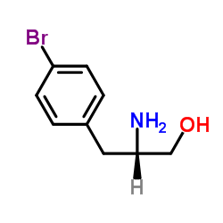 (2S)-2-Amino-3-(4-bromophenyl)-1-propanol结构式