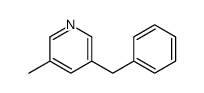 3-benzyl-5-methylpyridine Structure