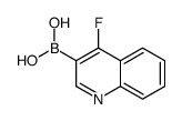 (4-fluoroquinolin-3-yl)boronic acid structure