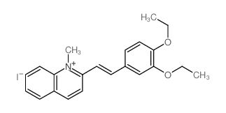 2-[(E)-2-(3,4-diethoxyphenyl)ethenyl]-1-methyl-2H-quinoline Structure