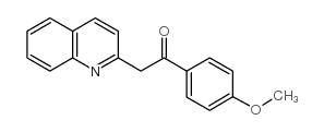 Ethanone,1-(4-methoxyphenyl)-2-(2-quinolinyl)- Structure