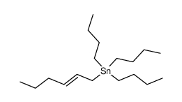 tributyl(hex-2-en-1-yl)stannane Structure