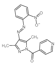 [3,5-dimethyl-4-(2-nitrophenyl)diazenyl-pyrazol-1-yl]-pyridin-4-yl-methanone picture