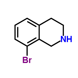8-溴-1,2,3,4-四氢异喹啉结构式