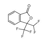 1-difluoromethyl-1-trifluoromethyl-2-benzofuran-3(1H)-one Structure
