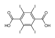 2,3,5,6-tetraiodoterephthalic acid结构式