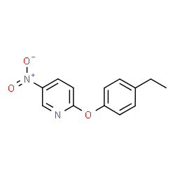 2-(4-Ethylphenoxy)-5-nitropyridine结构式