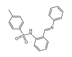 N-(2-tosylaminobenzylidene)aniline Structure