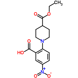 2-[4-(ETHOXYCARBONYL)PIPERIDINO]-5-NITROBENZENECARBOXYLIC ACID picture