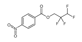 2,2,3,3-tetrafluoropropyl 4-nitrobenzoate Structure
