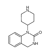1,3-dihydro-1-[piperidin-4-yl]-1H-3,4-dihydroquinazolin-2-one结构式
