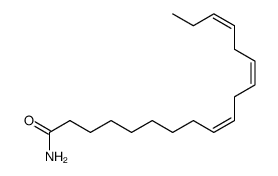 (9Z,12Z,15Z)-9,12,15-octadecatrienamide Structure