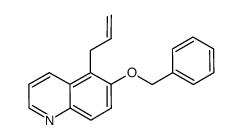 5-allyl-6-benzyloxy-quinoline Structure