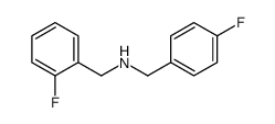 N-(2-Fluorobenzyl)-4-fluorobenzylamine结构式
