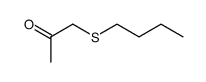 1-butylsulfanylpropan-2-one结构式