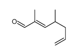 2,6-Heptadienal, 2,4-dimethyl-, (2E)- structure