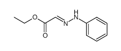 phenylhydrazone of ethyl ester of glyoxalic acid Structure