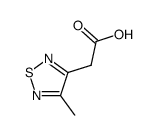 3-methyl-1,2,5-thiadiazol-4-acetic acid Structure