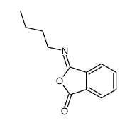 3-butylimino-2-benzofuran-1-one Structure