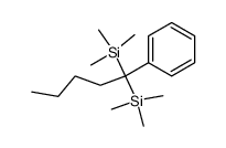 1,1-bis(trimethylsilyl)-1-phenylpentane Structure