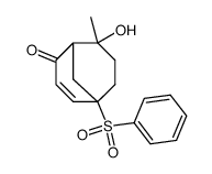 5-Benzenesulfonyl-8-hydroxy-8-methyl-bicyclo[3.3.1]non-3-en-2-one Structure