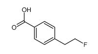 4-(2-fluoroethyl)benzoic acid Structure