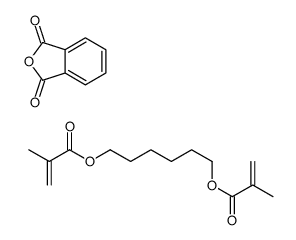 2-benzofuran-1,3-dione,6-(2-methylprop-2-enoyloxy)hexyl 2-methylprop-2-enoate结构式