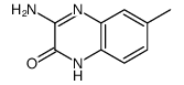 2(1H)-Quinoxalinone,3-amino-6-methyl-(9CI)结构式