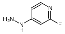 2-Fluoro-4-hydrazinylpyridine Structure