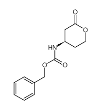 3-(Carbobenzoxyamino)valerolactone结构式