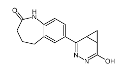 3,4-Diazabicyclo(4.1.0)hept-4-en-2-one, 5-(2,3,4,5-tetrahydro-2-oxo-1H-1-benzazepin-7-yl)- structure