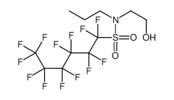 tridecafluoro-N-(2-hydroxyethyl)-N-propylhexanesulphonamide Structure