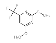 4-methoxy-2-methylsulfanyl-6-(trifluoromethyl)pyrimidine Structure