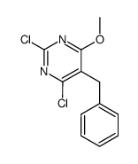 5-benzyl-2,4-dichloro-6-methoxy-pyrimidine Structure