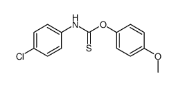 O-(4-methoxyphenyl) N-(4-chlorophenyl)carbamothioate Structure