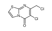6-chloro-7-(chloromethyl)-[1,3]thiazolo[3,2-a]pyrimidin-5-one Structure